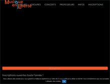 Tablet Screenshot of musique-en-liberte.org